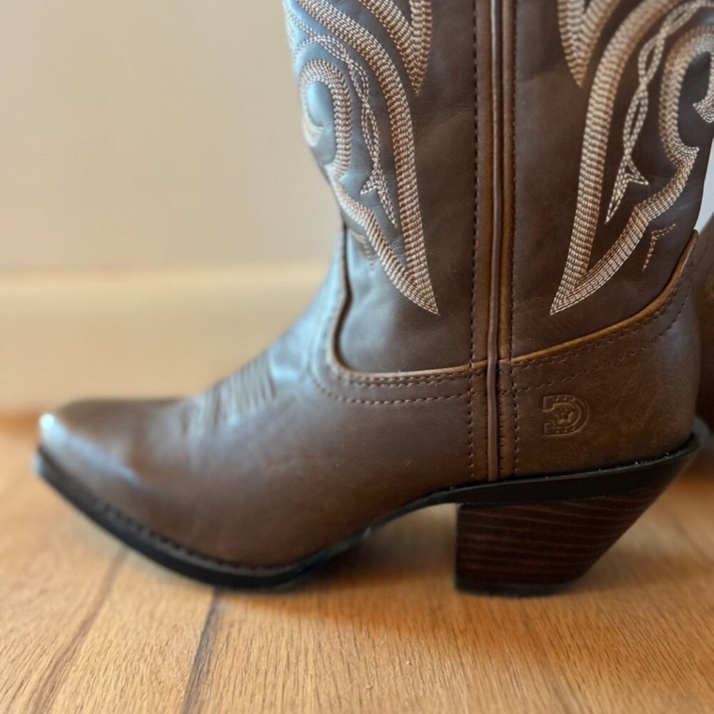 NEW w/Tags Crush‎ by Durango Women's Milk Chocolate Western Boot $65 Size 6.5 - Picture 5 of 14